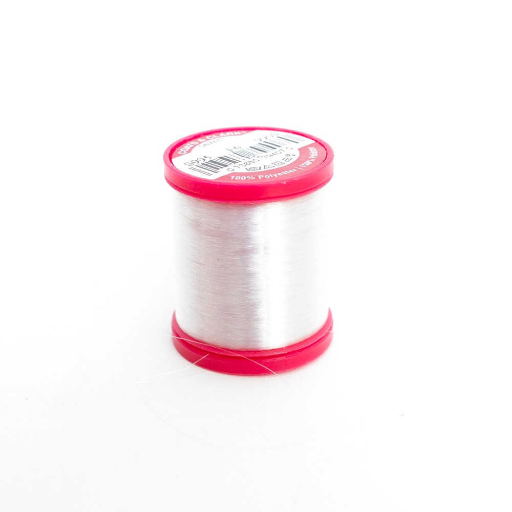 Coats & Clark, Transparent, Polyester Thread, 400 Yard